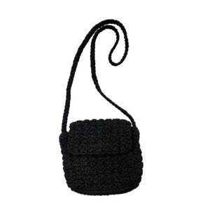 Vintage 90s Temma Dahan Crochet Shoulder Bag